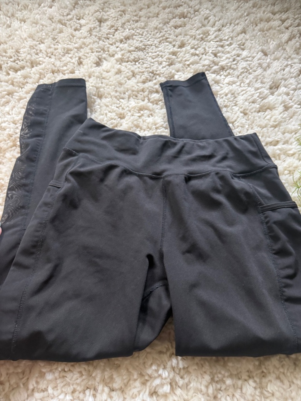 Comfortable ProFit black high-waist Black High-Waist Performance mesh see throug - Picture 3 of 8